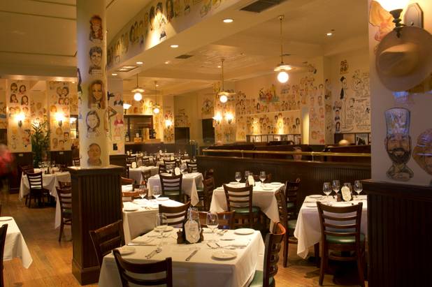 A view inside the of The Palm Restaurant inside The ...